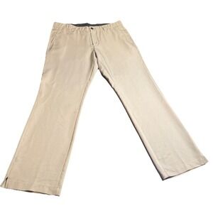 Fila Sport Golf Mens Pants 36x30 Khaki Beige Flat‎ Front Active Casual